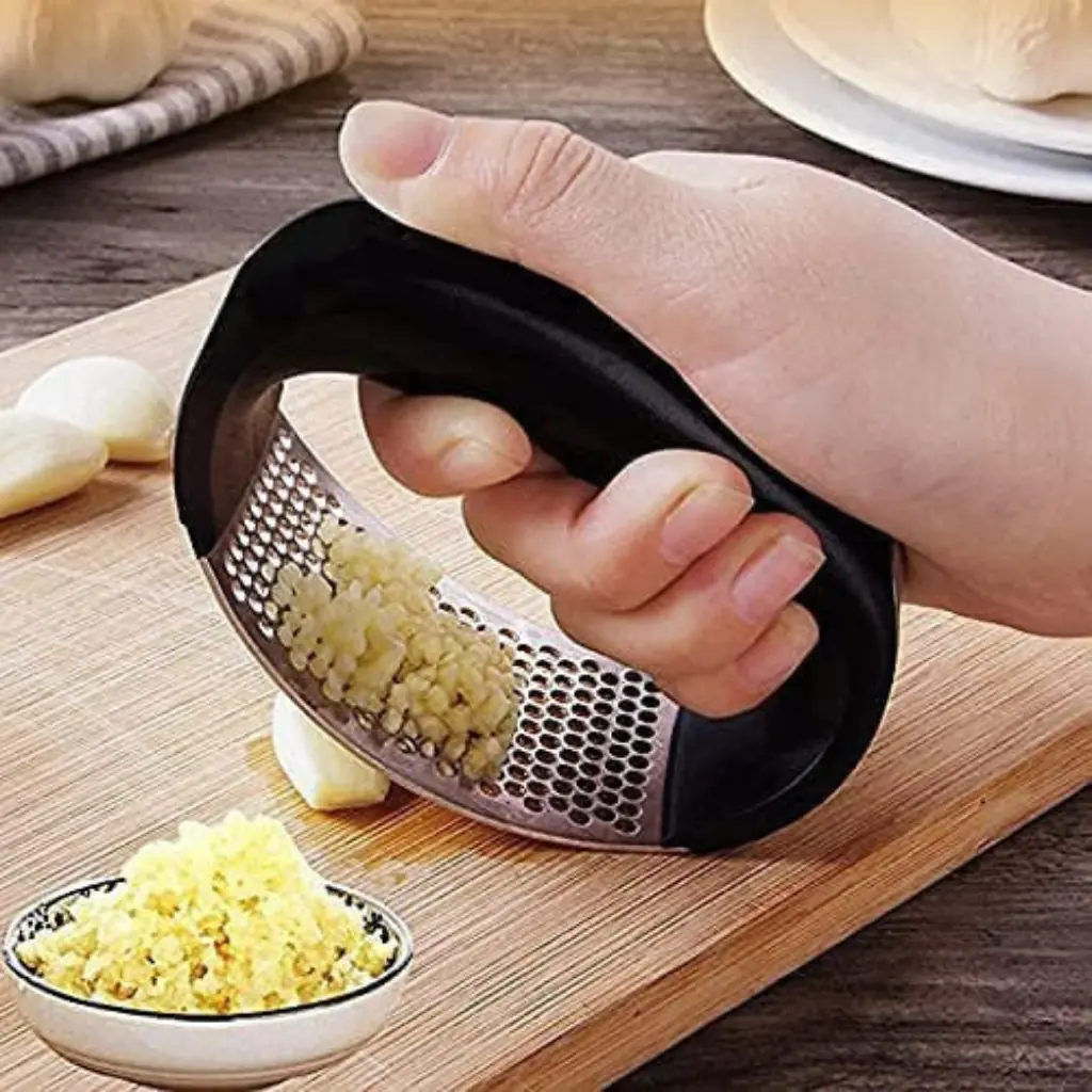 Stainless Steel Garlic Press